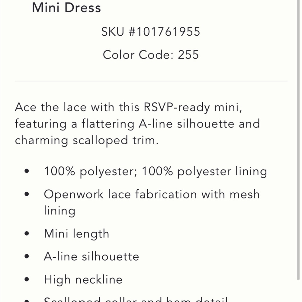 Orchid Lace Sleeveless Dress - Picture 7 of 7